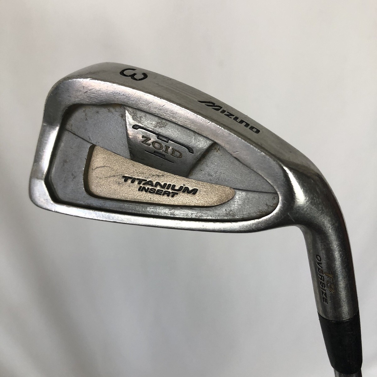Mizuno T-Zoid T3 Oversize Titanium Insert Single 3 Iron Graphite