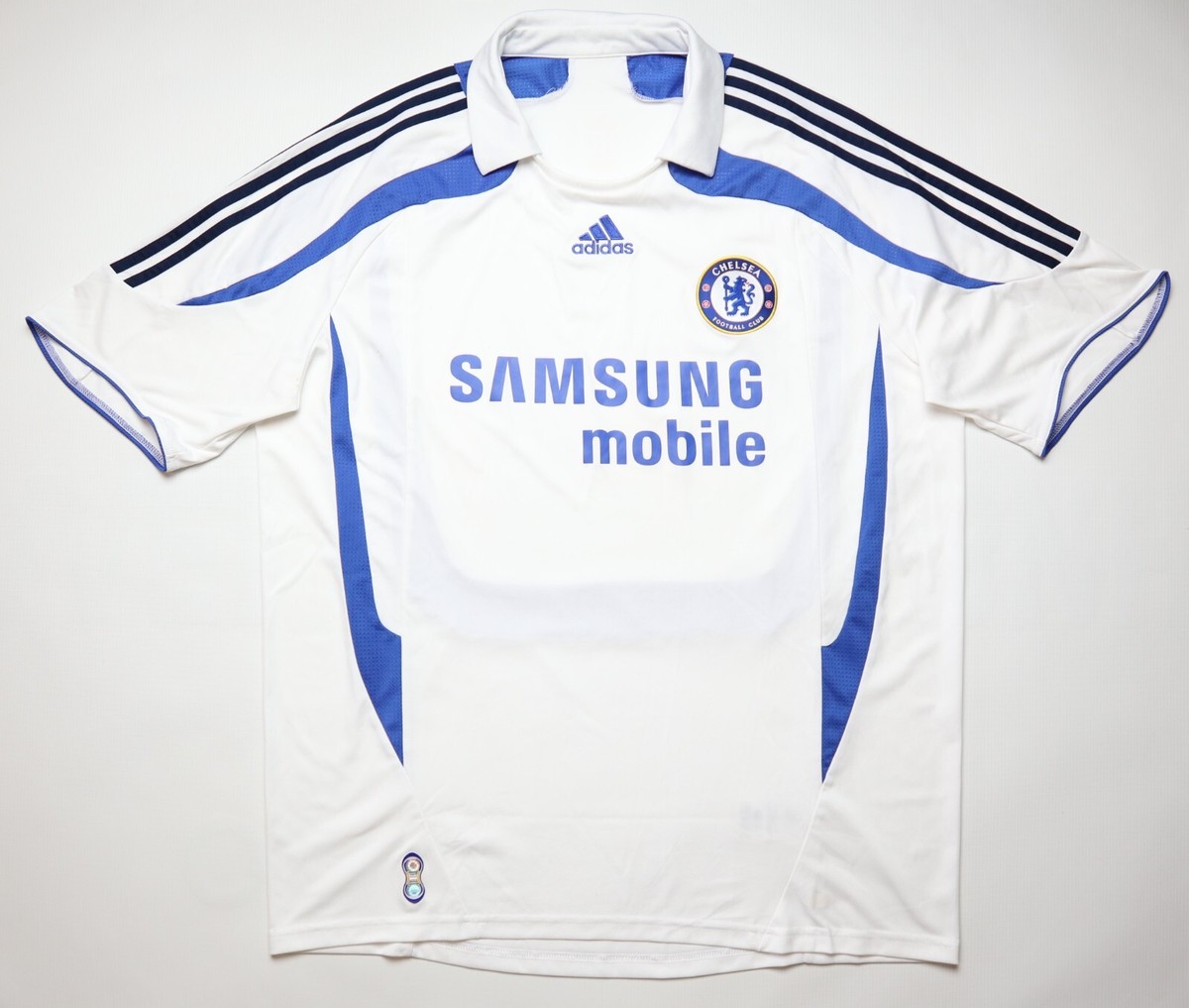 CHELSEA 2007/2008 THIRD 3rd FOOTBALL KIT SHIRT SOCCER JERSEY WHITE
