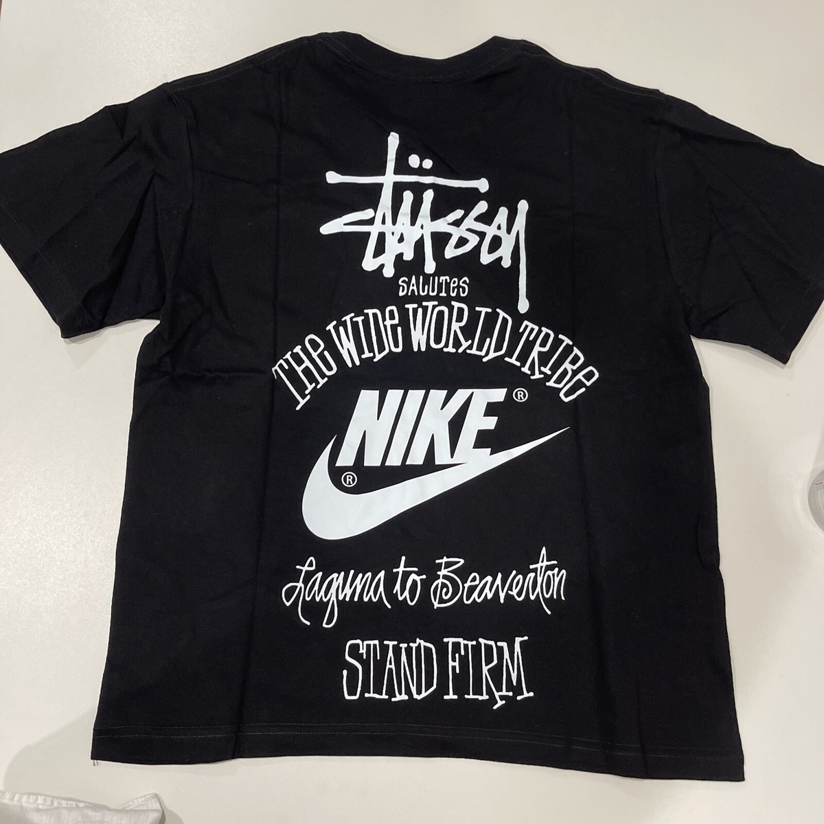 Nike X Stussy The Wide World Tribe T-Shirt Black S | eBay
