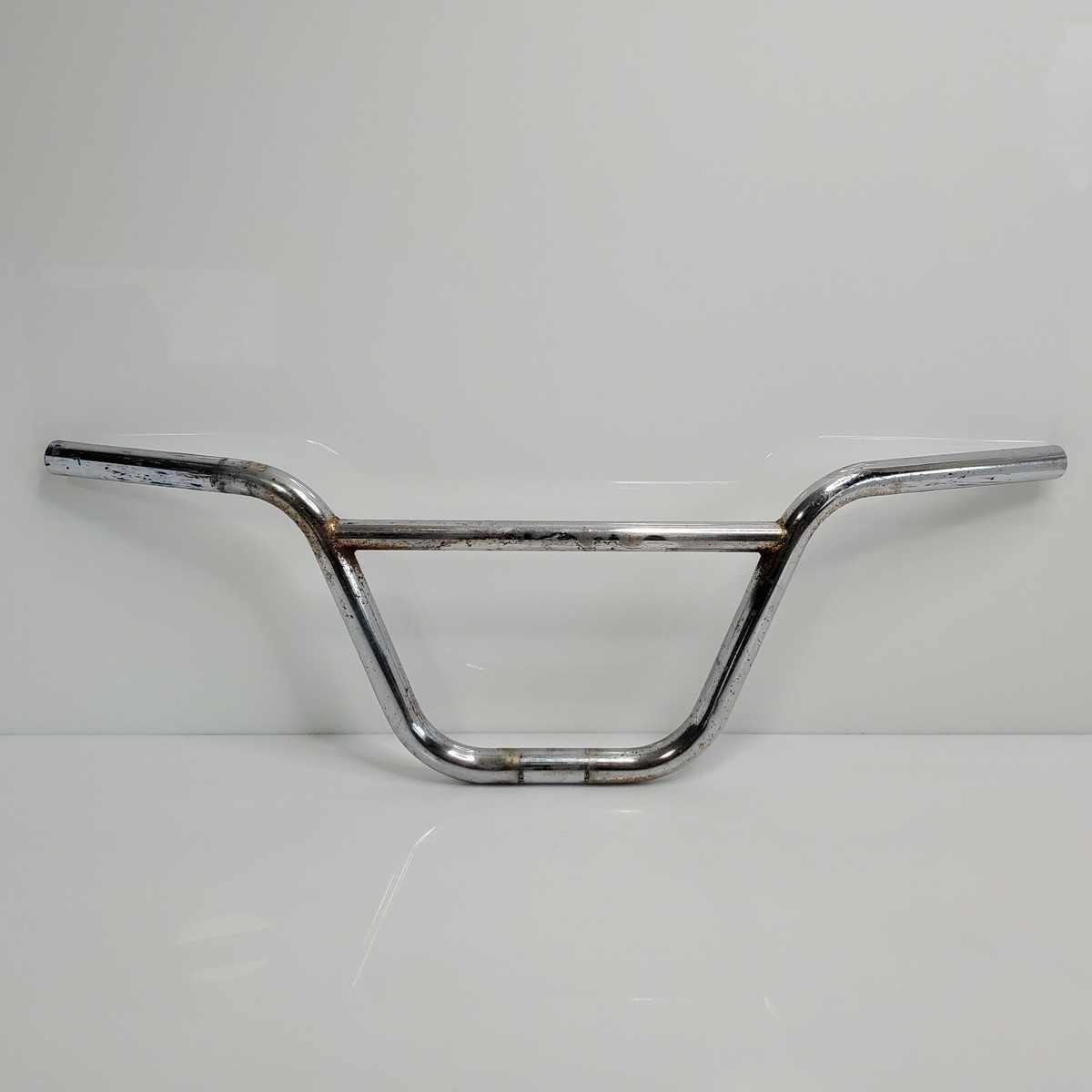 Rare Vintage 80s GT BMX Racing Handlebars No Knurling Chrome 26