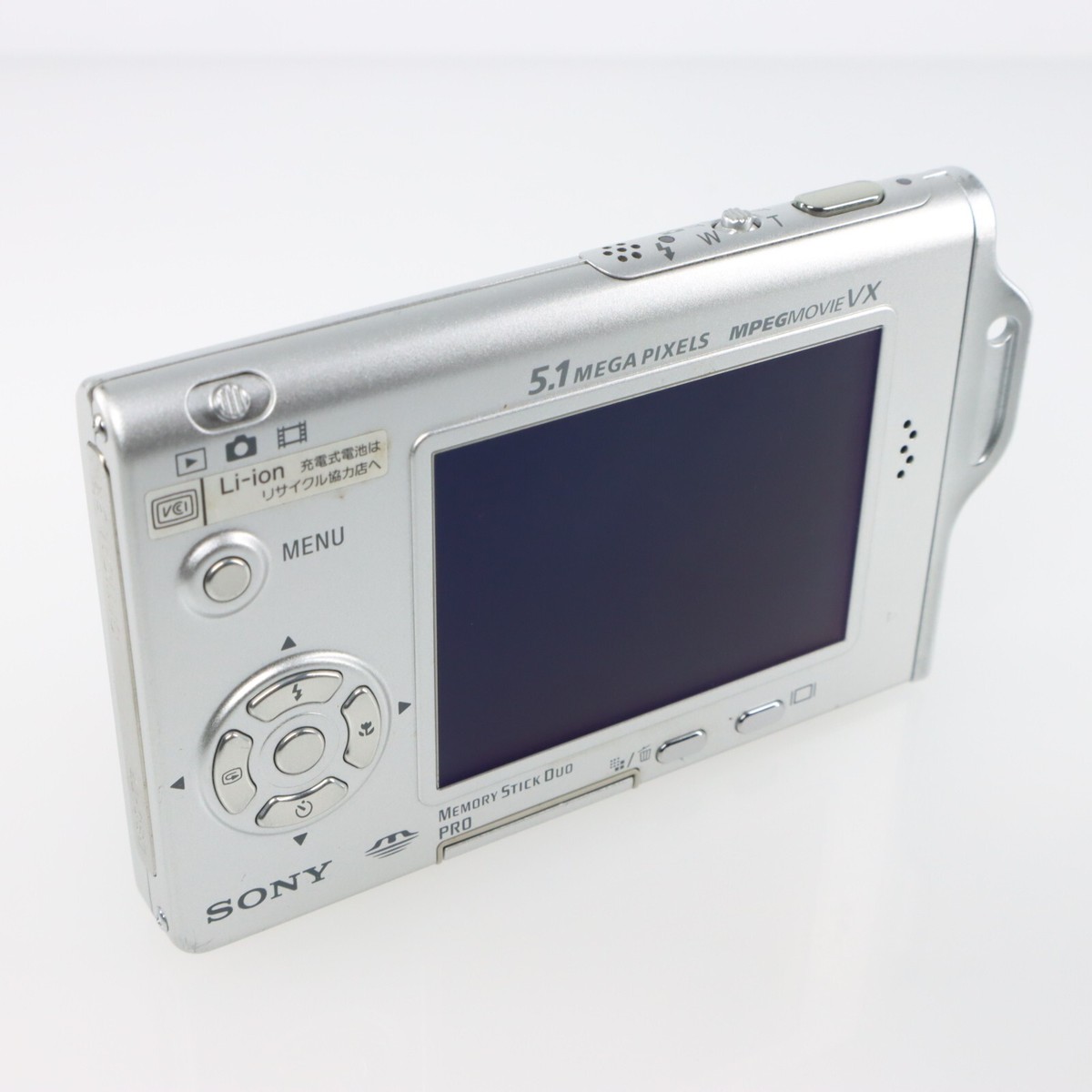 N. Mint] Sony Cyber-Shot Dsc-T7 Silver Slim & Compact Digital