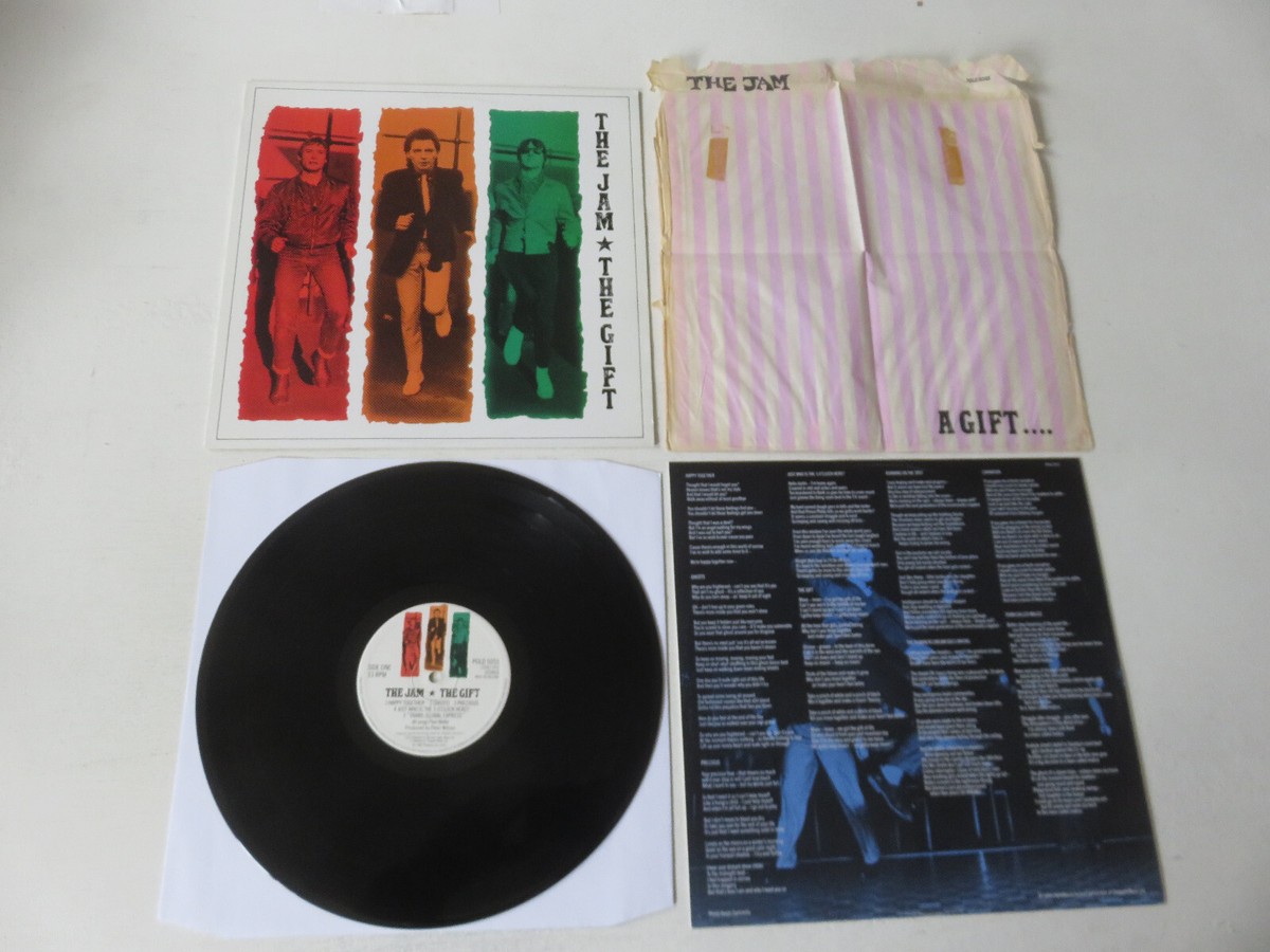 THE JAM The Gift ORIGINAL UK 1ST PRESSING VINYL LP & GIFT PAPER
