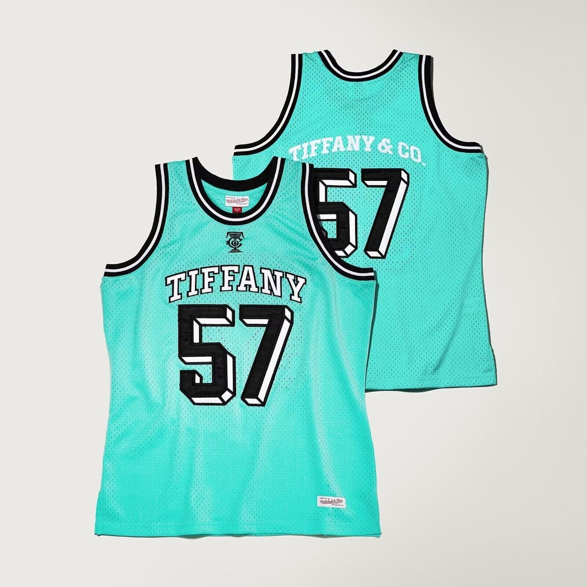 Tiffany Co x Mitchell & Ness Basketball Jersey Tiffany Blue In