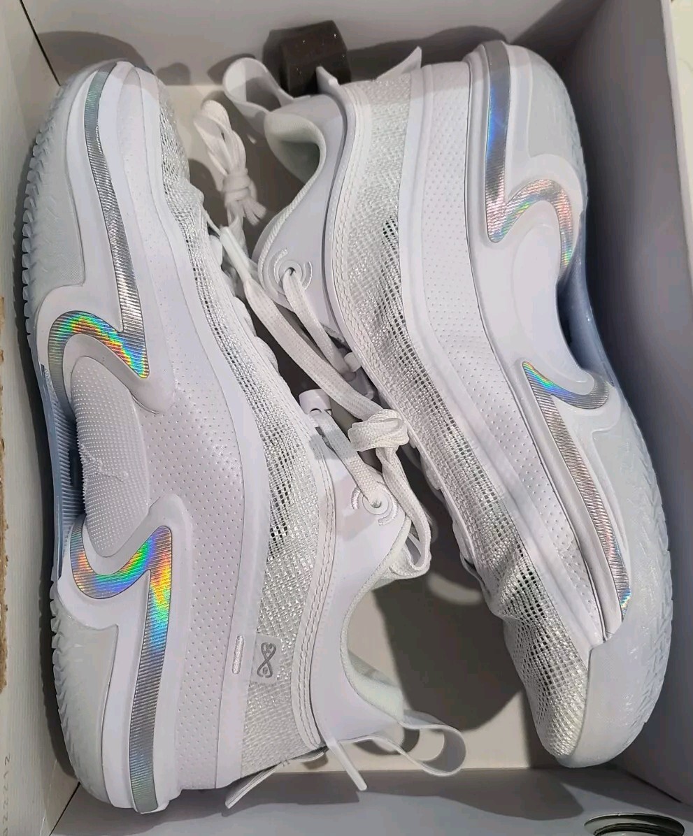 NEW Men's Size 10 Air Jordan 36 Low 'Pure Money' White Shoes