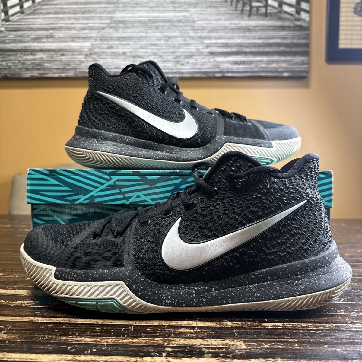 Nike Kyrie 3 'Black Ice' 852395-018 Size 12 | eBay