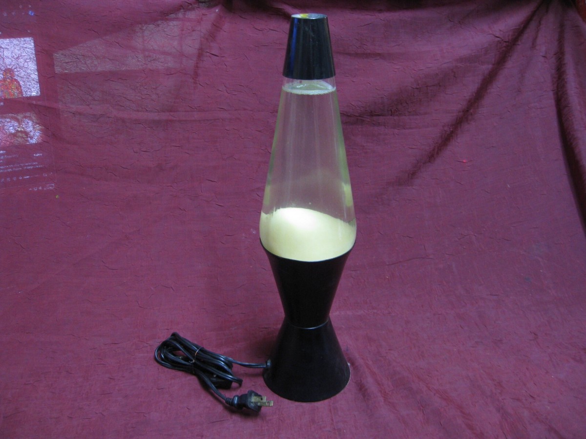 Vintage 1996 Lava Lite Lamp Light Midnight Series Yellow | eBay
