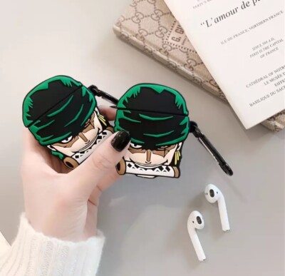 3D One Piece Zoro Design Protective AirPod Case For AirPods 1/2/3