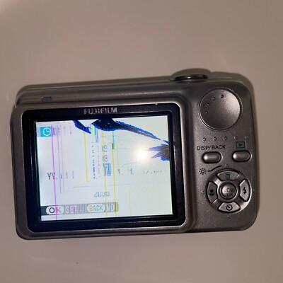 Fujifilm FinePix A610 6.3 MP Digital Camera - Silver - Powers On