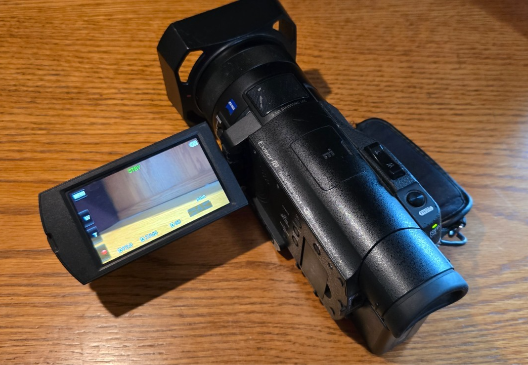 Sony FDR-AX100 4K Camcorder - Black for sale online | eBay