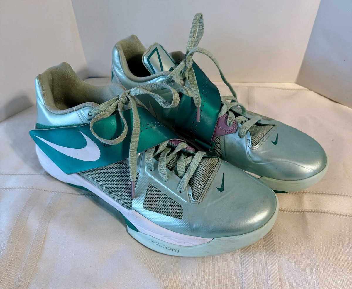 Nike Zoom KD IV Adult Size 13 Easter Mint Green Kevin Durant | eBay
