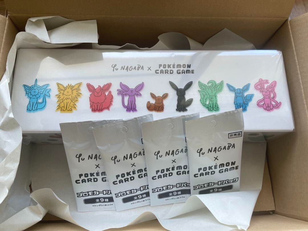 YU NAGABA x Pokemon Card Game Eevee's Special Box Deck shield