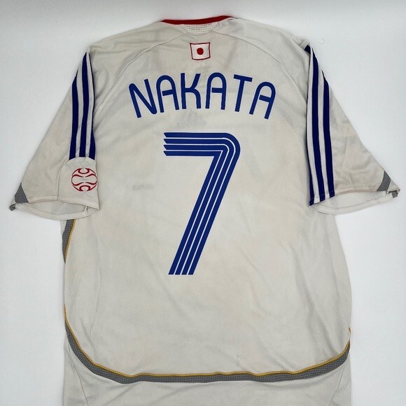 Nakata #7 Japan 2006/2007 Away ORIGINAL Adidas VTG Rare Soccer