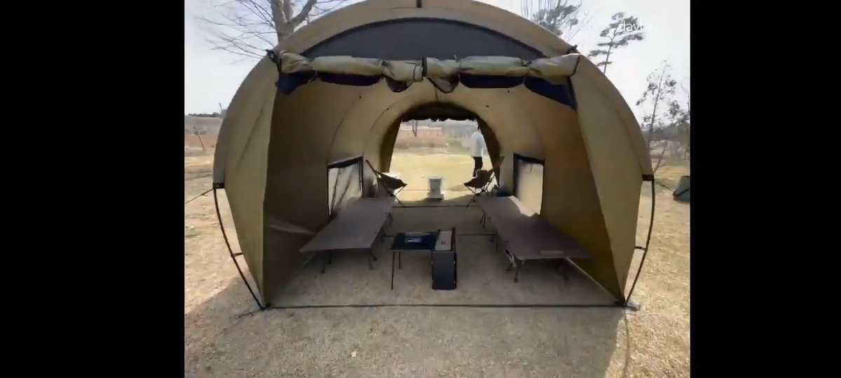 Helinox Tactical Field Tunnel Tent 4.35 Coyote Tan Big Size for