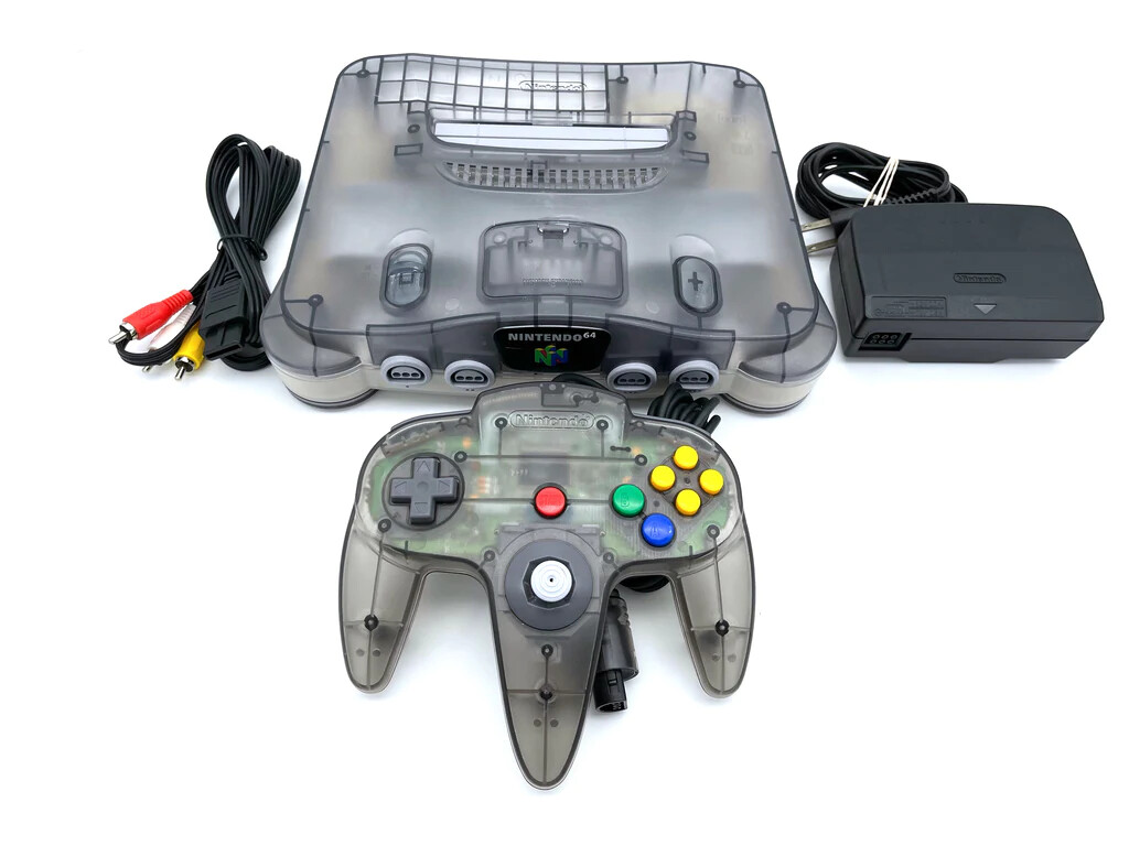 Clear Black Nintendo 64 N64 Console System | eBay