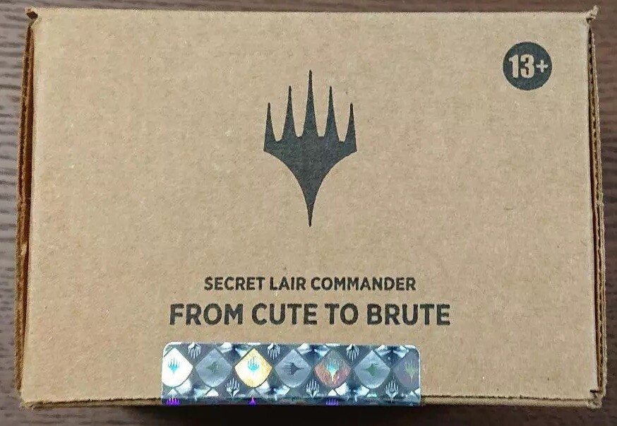 MTG Secret Lair Commander Deck From Cute To Brute Limited Edition