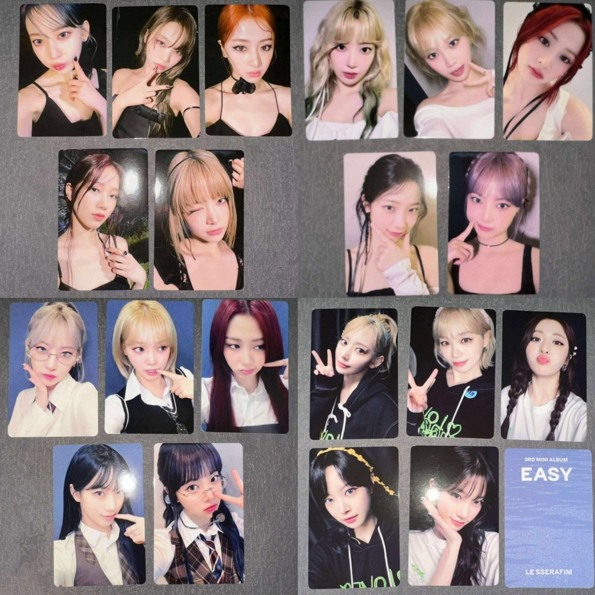 LE SSERAFIM OFFICIAL EASY MINI ALBUM YZY YIZHIYU POB PHOTOCARD | eBay