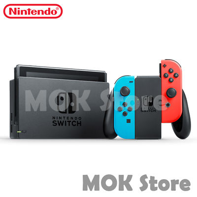 Nintendo Switch - 32GB Gray Console (with Neon Red/Neon Blue Joy