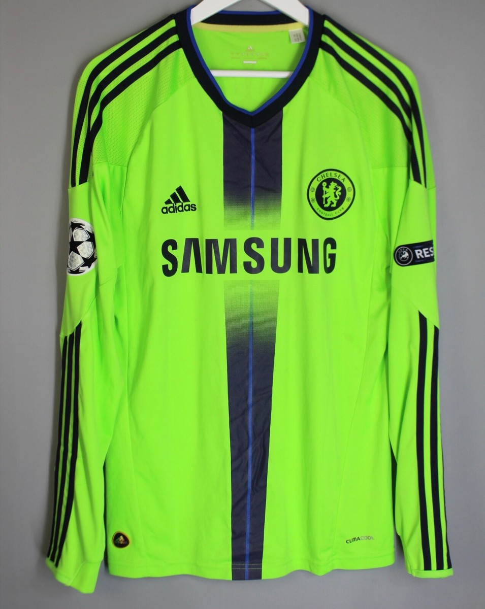 CHELSEA LODNON 2010 2011 THIRD FOOTBALL SHIRT LONG SLEEVE JERSEY
