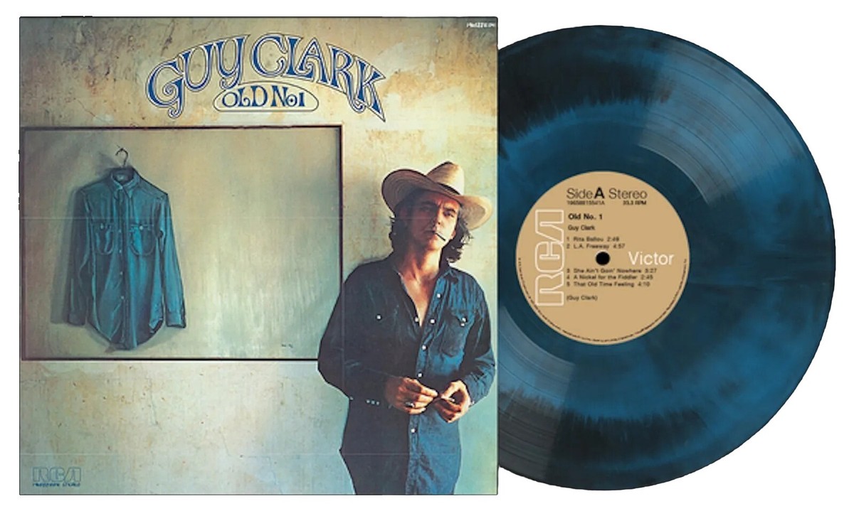 GUY CLARK OLD NO. 1 VINYL VMP LIMITED BLUE LP - LA FREEWAY - RITA