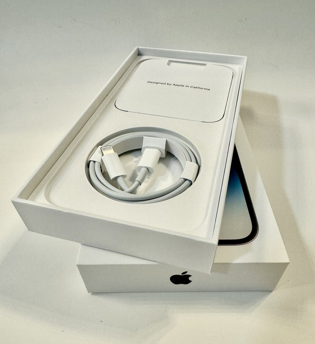 Apple iPhone 14 Pro Max Space Black Box And Accessories 128GB No