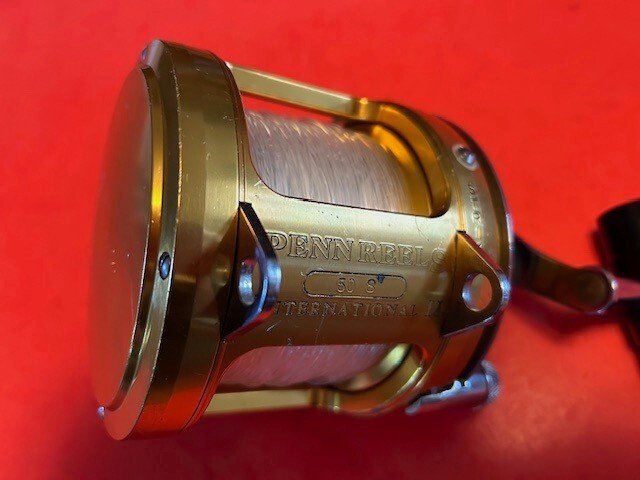 PENN INTERNATIONAL 50S 2-SPEED LEVER DRAG TROLLING FISHING REEL | eBay