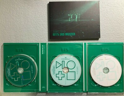 BTS 3rd Muster Army Zip + Official DVD Full Set 3 Disc (No Photo
