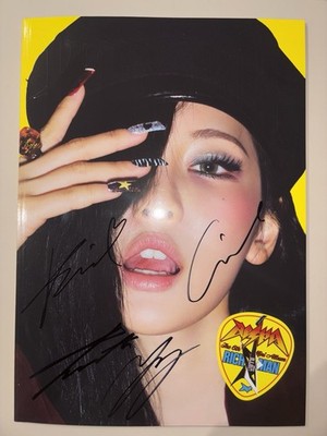 aespa [Rich Man] All Member Autographed Signed Album | eBay