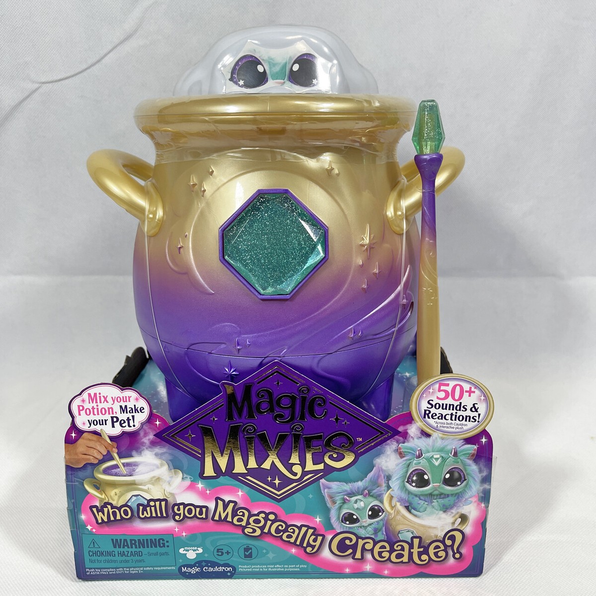 Moose Toys MAGIC MIXIES MAGICAL MISTING PURPLE & GOLD CAULDRON New