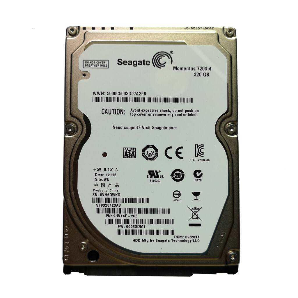 Seagate 320GB ST9320423AS 7200RPM SATA 2.5