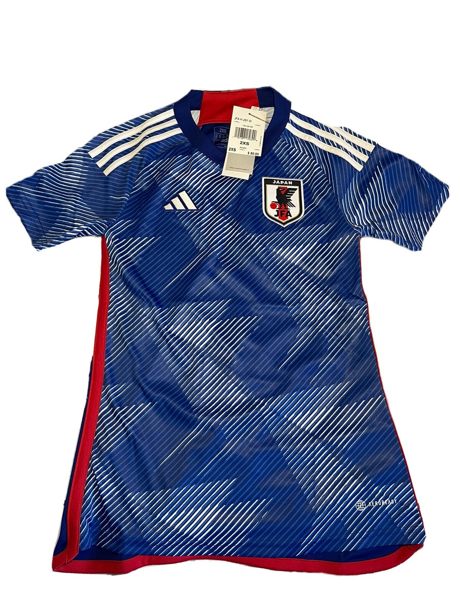 Size XXS - RARE Adidas Japan FIFA World Cup 2022 Home BLUELOCK