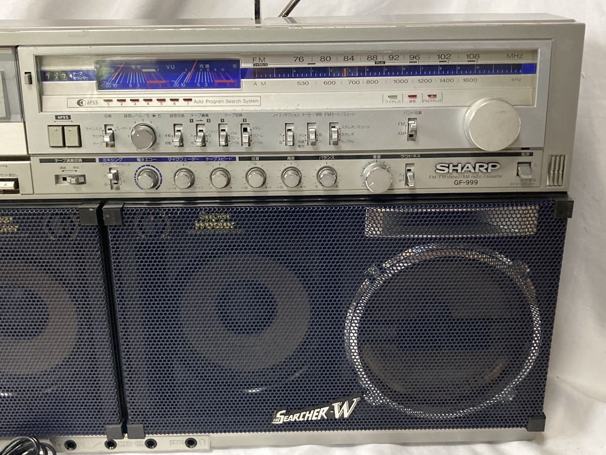 SHARP GF-999 THE SEARCHER-W Stereo Cassette Deck | eBay
