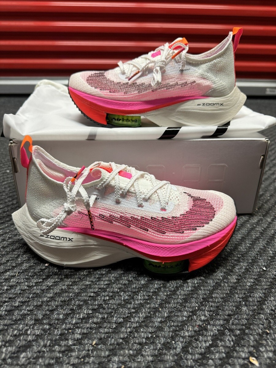 Nike Air Zoom Alphafly Next% White Pink Black Rawdacious Womens