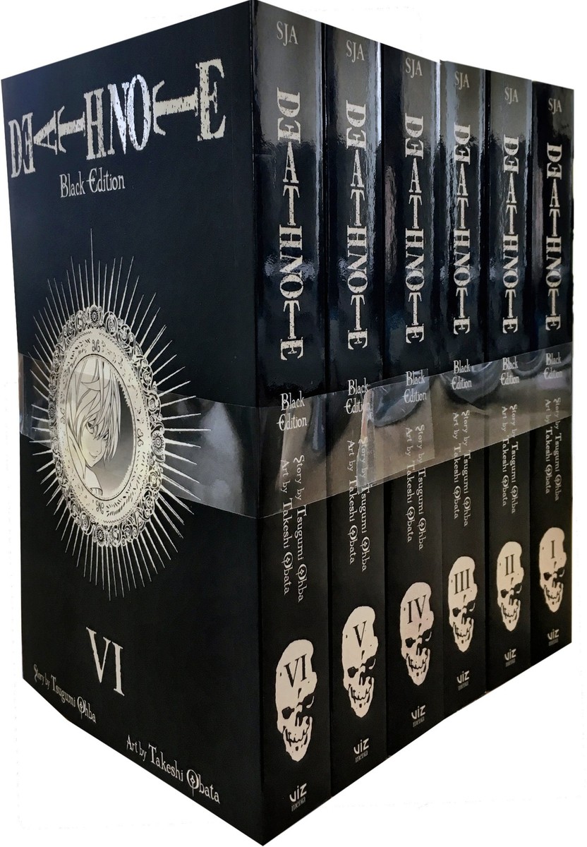 Death Note Black Edition Volume 1,2,3,4,5,6 Collection 6 Books Set