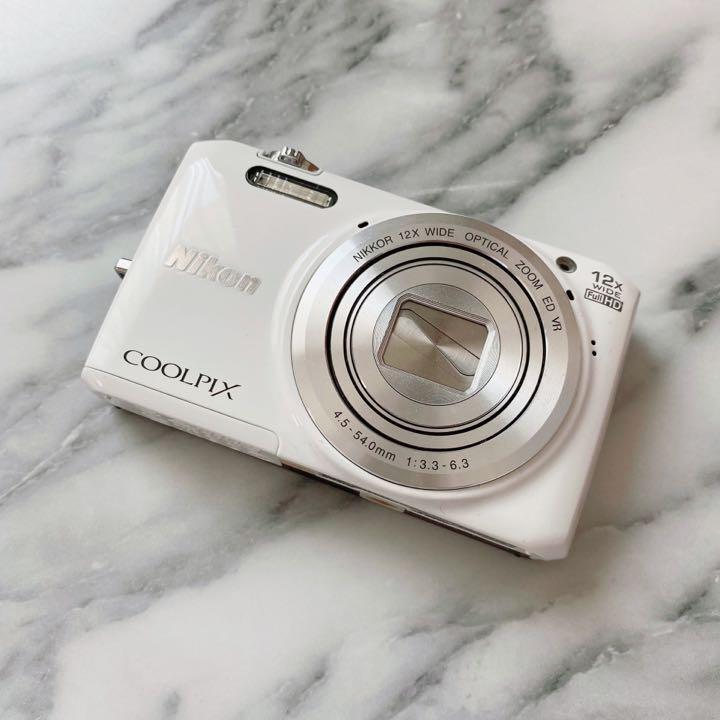 Nikon COOLPIX S6800 Digital Camera Natural White 12x Zoom 16 MP | eBay
