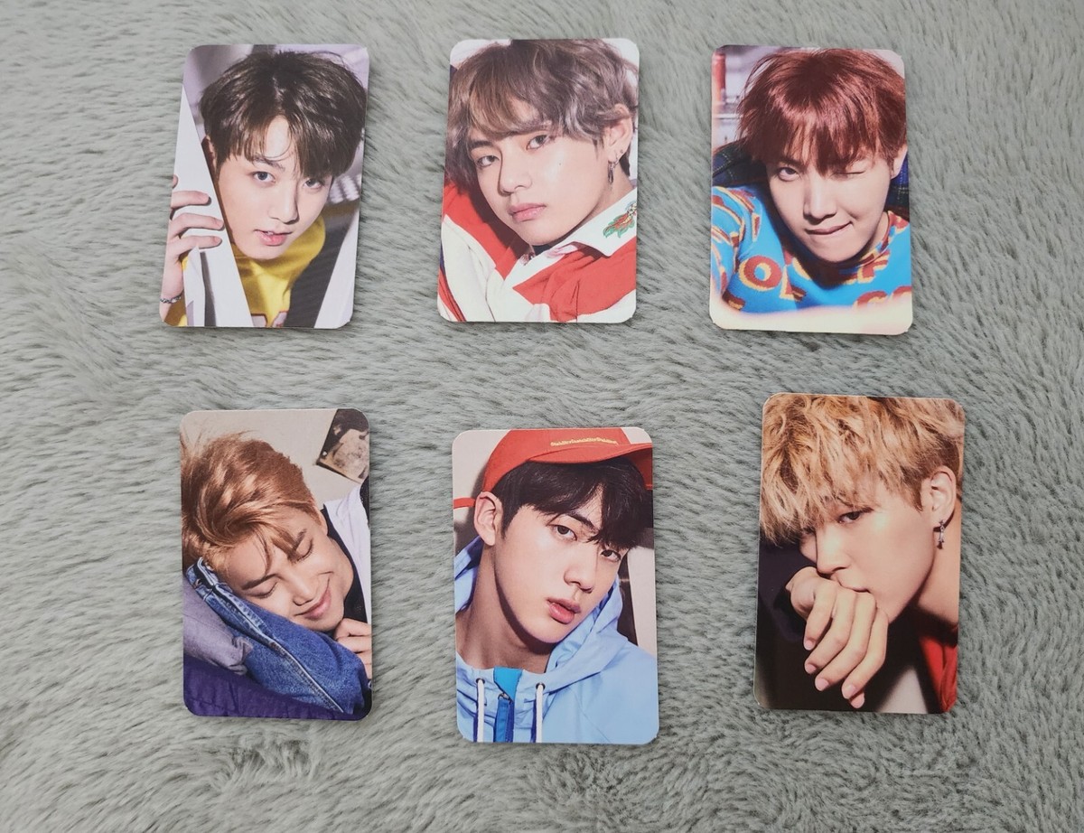 Official BTS Love Yourself Her Vinyl Photocard RM Jimin Jin V