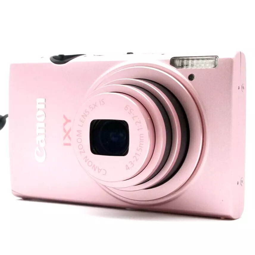 Canon IXY 220F Pink 16.1 MP Compact Digital Camera English