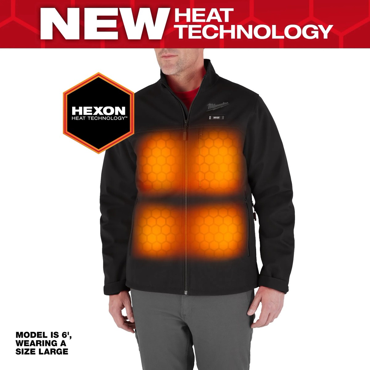 Milwaukee M12™ Heated TOUGHSHELL™ Jacket/Kit, New HEXON HEAT