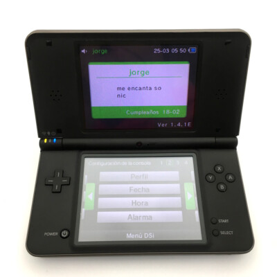 Black Seller Retrofit Nintendo DSi XL Game Console NDSI XL