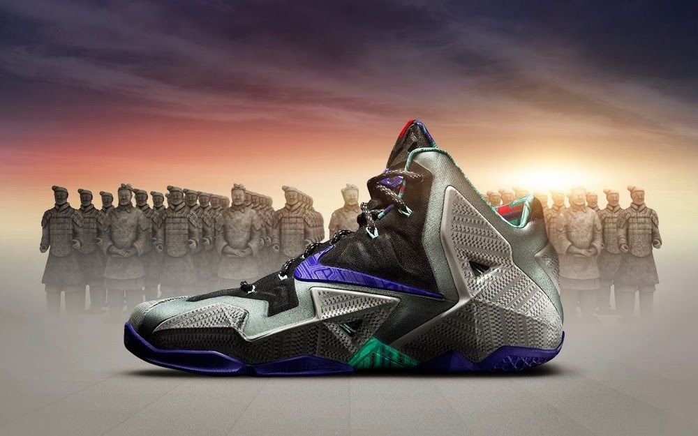 Nike Zoom Lebron XI 11 size 13.Terracotta Warrior. 616175-005