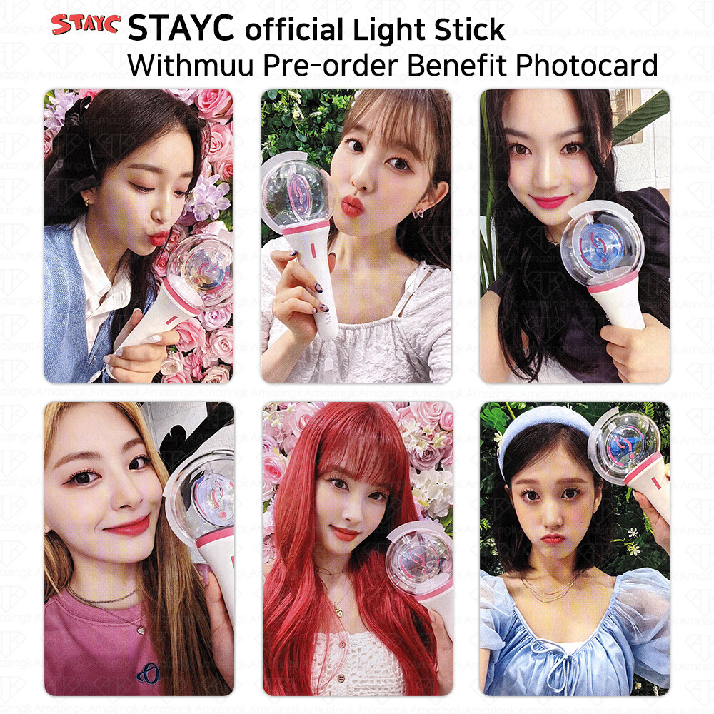StayC Official Light Stick Benefit Photocard Sumin Yoon Isa J