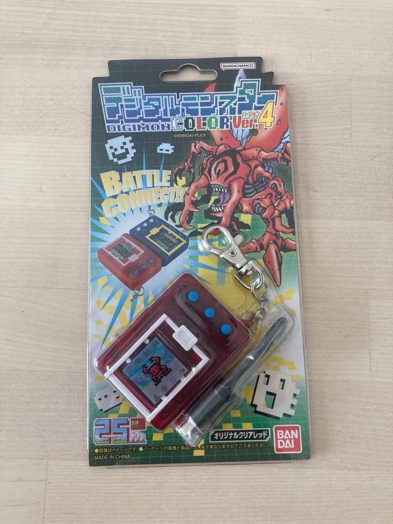 Digital Monster Color Ver.4 Original Red Japan Bandai Digimon New