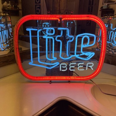 rrr ヴィンテージ ネオン管 Lite BEER 希少 看板 rrr ヴィンテージ