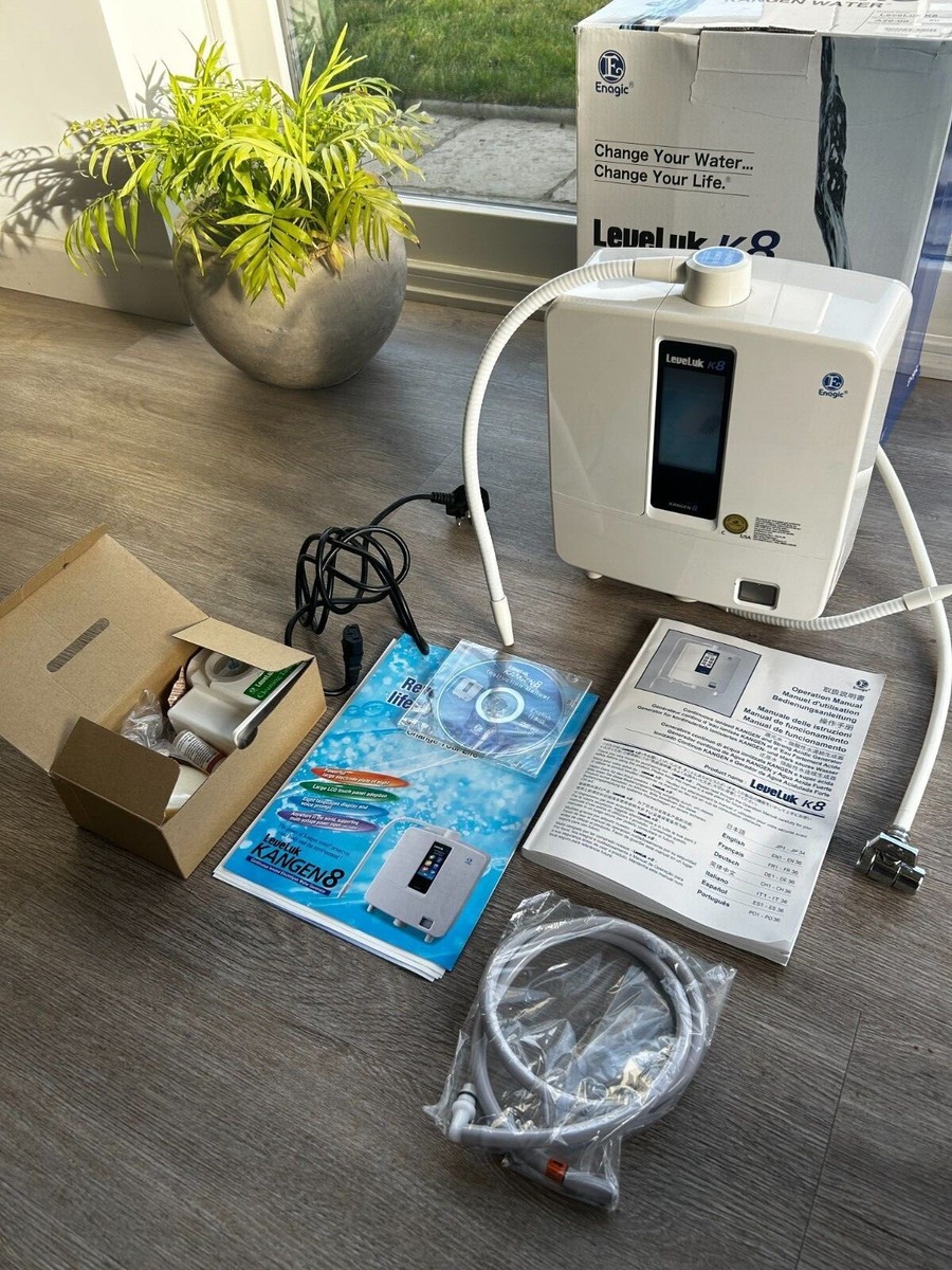 Leveluk Kangen K8 Water Ioniser made by Enagic in Japan - Original