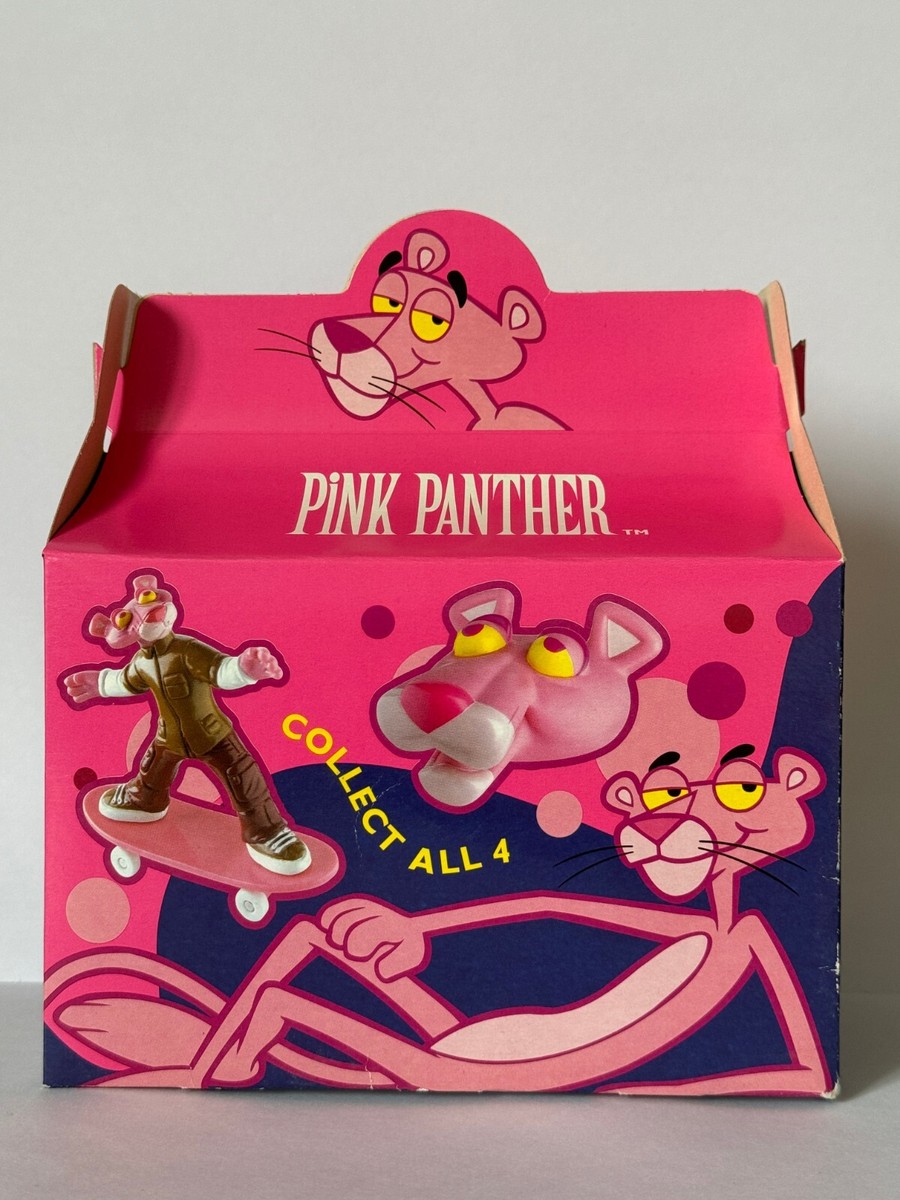 Rare 2001 KFC Pink Panther 4 x Sealed Figures Set & Box Kentucky