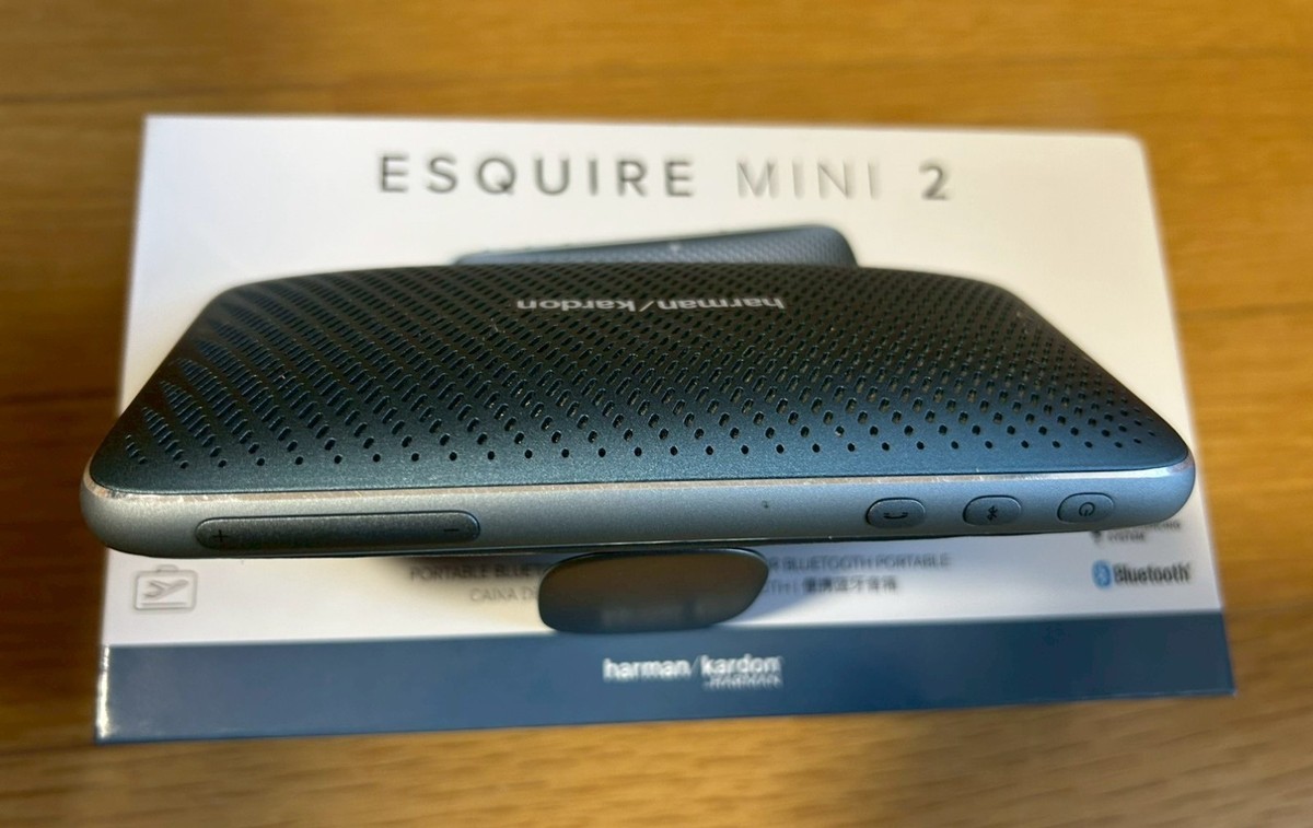 Harman Kardon Esquire Mini 2 Portable Speaker System Blue w/Box