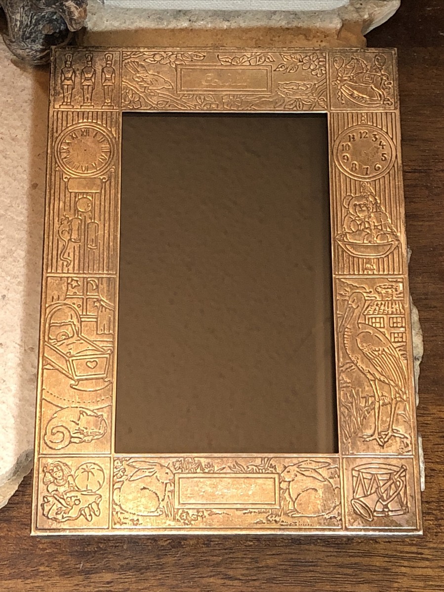 TIFFANY & CO. Sterling Silver 925 Child Birth Record Picture Frame