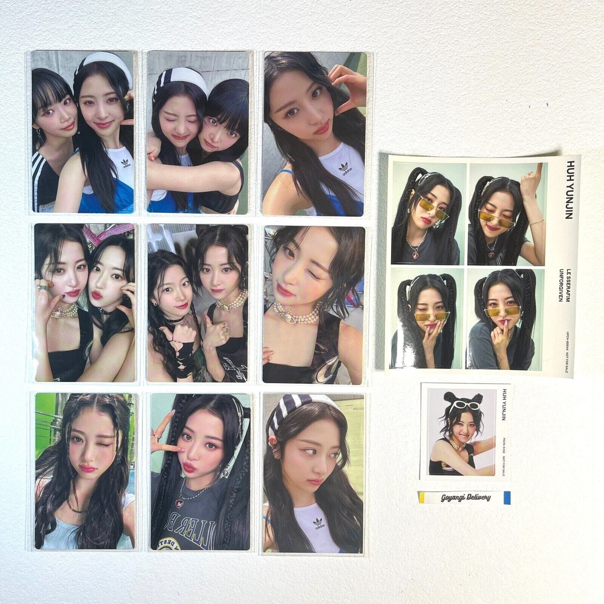 LE SSERAFIM Japan YUNJIN UNFORGIVEN Official Photocard A B