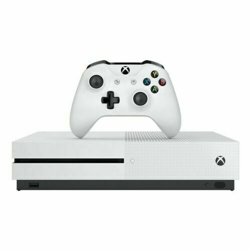 Microsoft Xbox One S 365GB Console Bundle In Box w/ Controller & 4