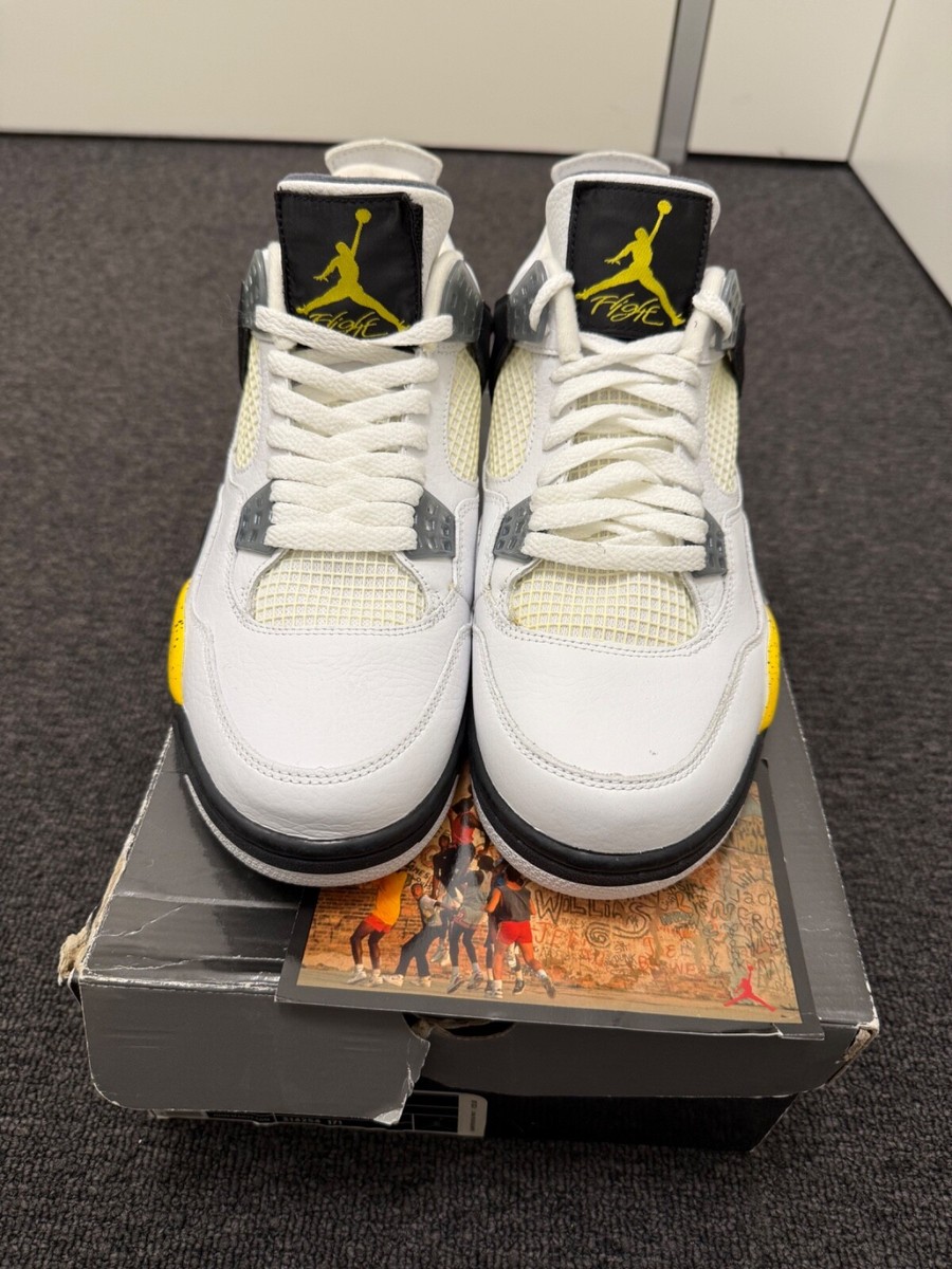 Air Jordan 4 Retro LS Tour Yellow Rare Air size 10 BRED MILITARY