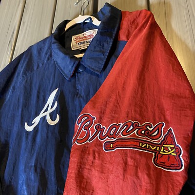 Vintage 90s Starter Diamond Collection Atlanta Braves MLB Jacket
